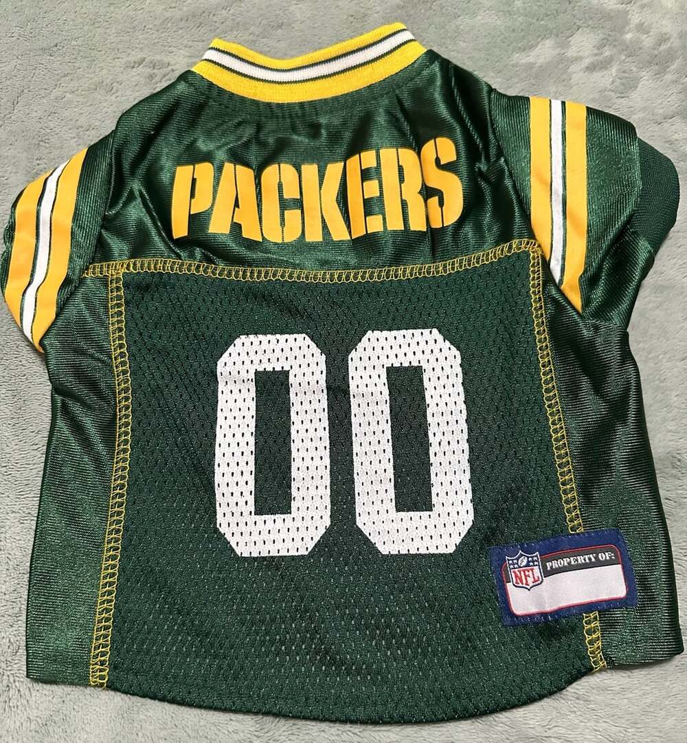 Pets First Green Bay Packers Dog Jersey Size Small Mesh NFL